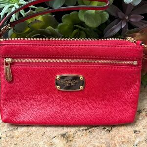 NEW! Michael Kors Vibrant Red Wristlet